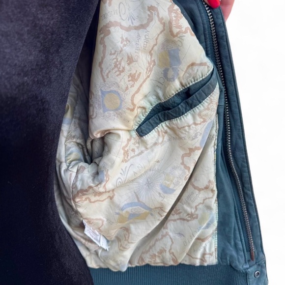 men's vintage global identity G-Ill flight bomber jacket - Picture 7 of 8